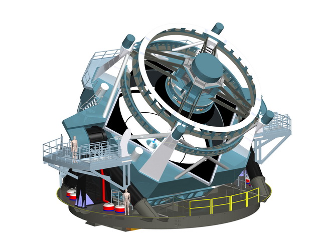 Рис. 12. Модель телескопа LSST.